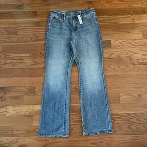 J. Crew Full Length Demi Boot Jean Magnolia Wash 31 Tall NWT BL618 Retro Vibes